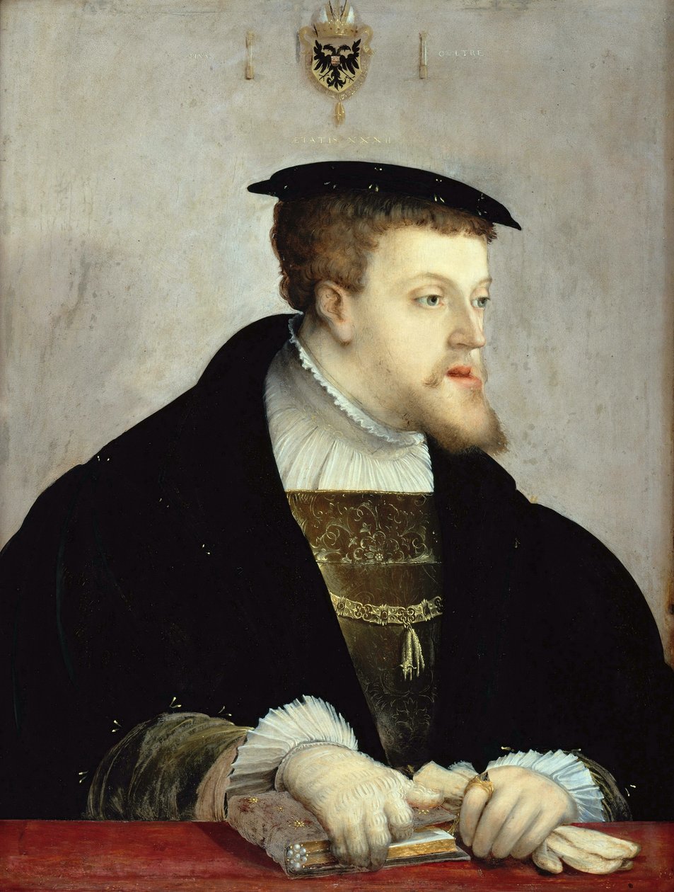 Kaiser Karl V. (1500-1558) von Christoph Amberger