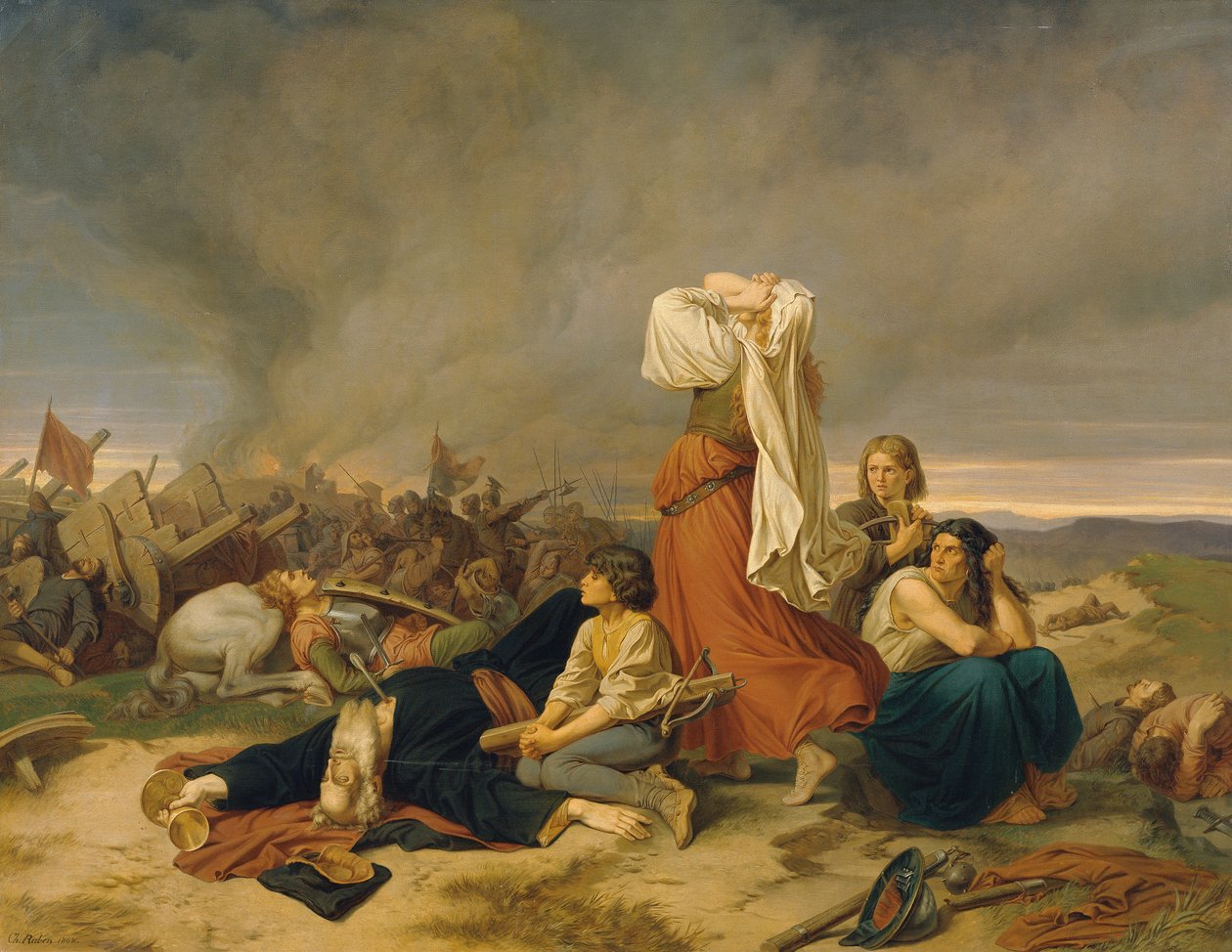 Die Schlacht bei Lipan 1434 von Christoph Christian Ruben