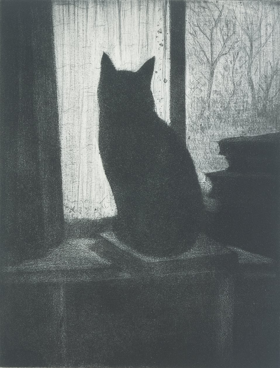 Le Chat, ca. 1920 von Christopher Richard Wynne Nevinson