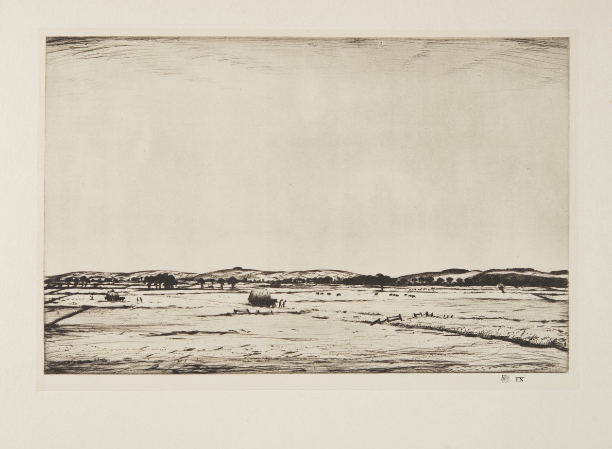 Sussex Downs, veröffentlicht 1926 von Christopher Richard Wynne Nevinson
