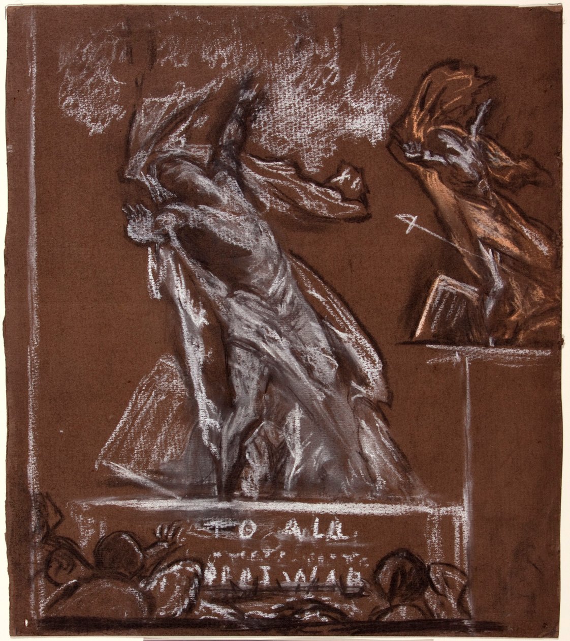 Figurenstudie für ein Kriegsdenkmal, ca. 1920 von Christopher Williams