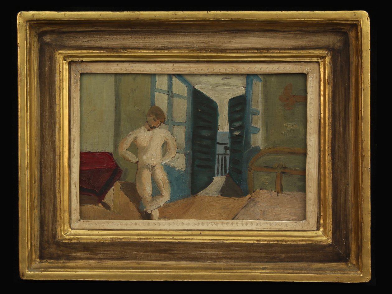 Junge im Schlafzimmer von Christopher Wood