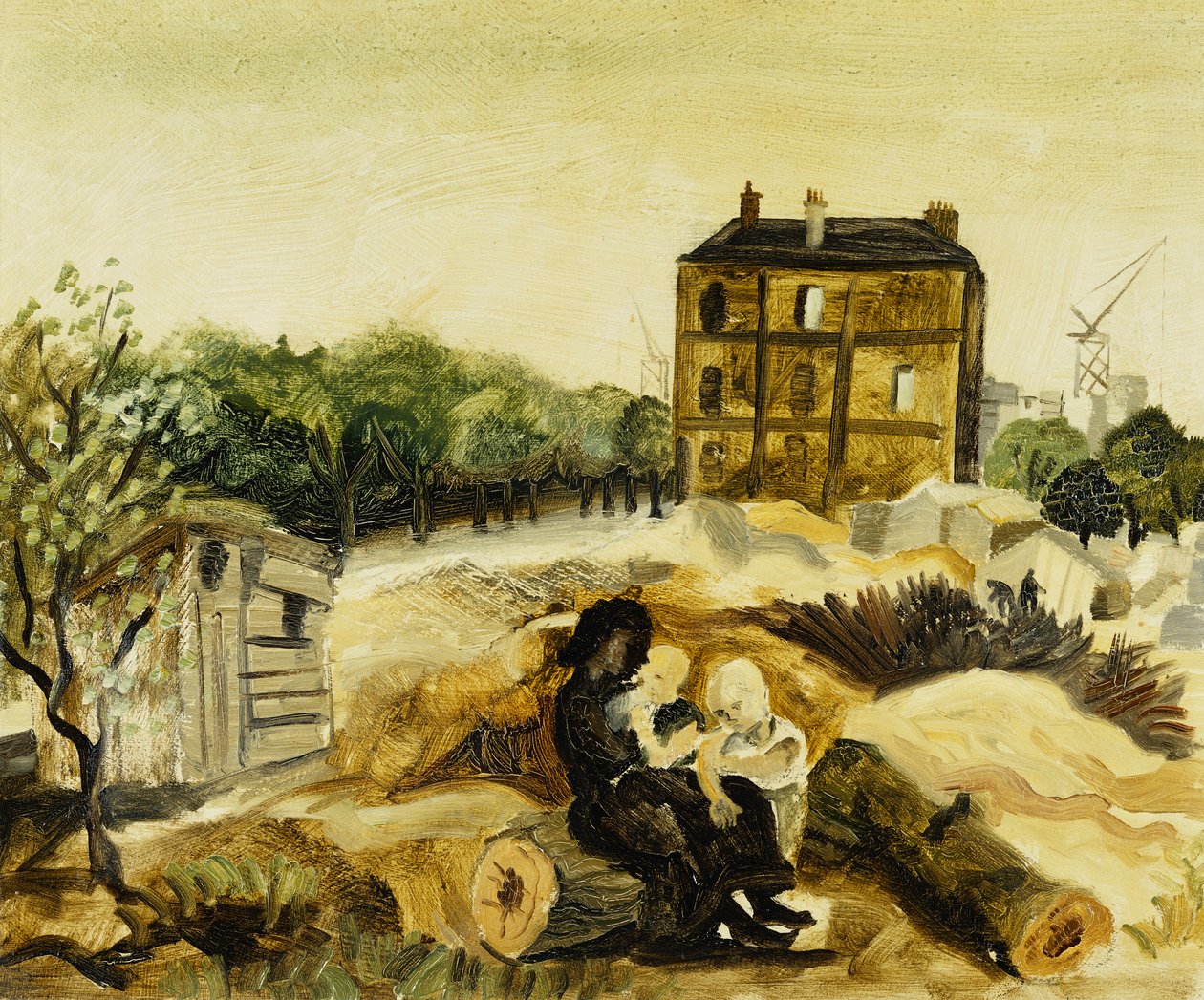 Das kleine braune Haus, Passy, ca. 1928 von Christopher Wood