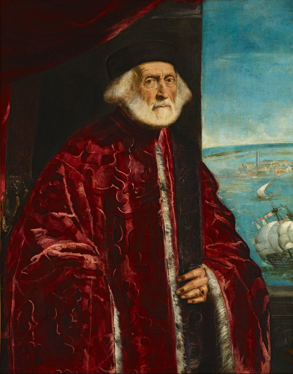 Kreis von Jacopo Tintoretto - Porträt eines venezianischen Prokurators von Circle of Jacopo Tintoretto