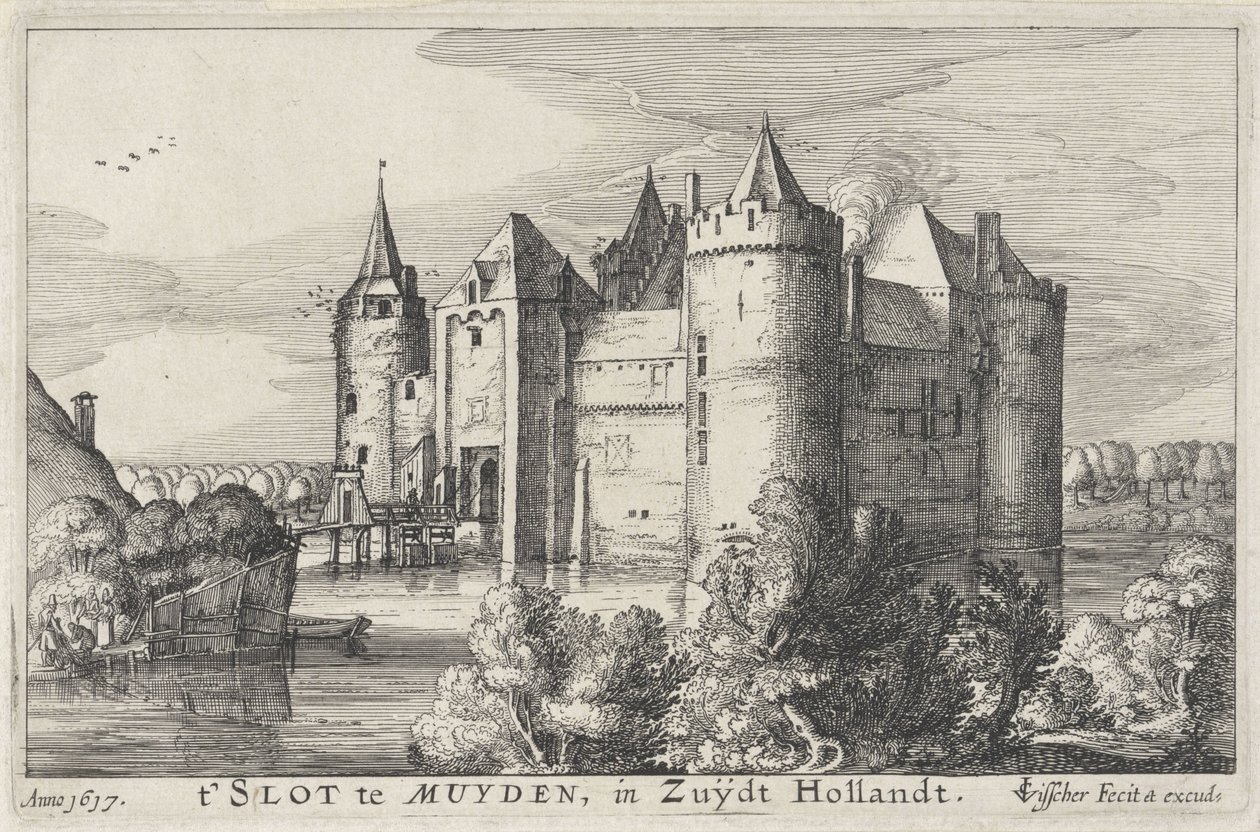 Blick auf das Muiderslot von Claes Jansz. Visscher (II)