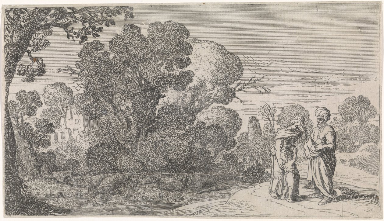 Vertreibung von Hagar und Ismael von Claes Moeyaert