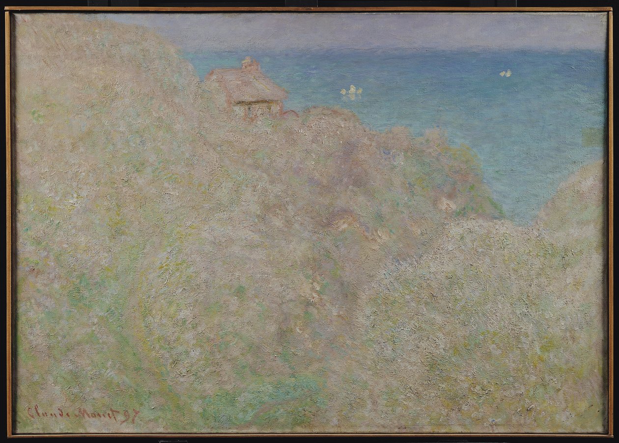 Klippen bei Varengeville, 1897 von Claude Monet