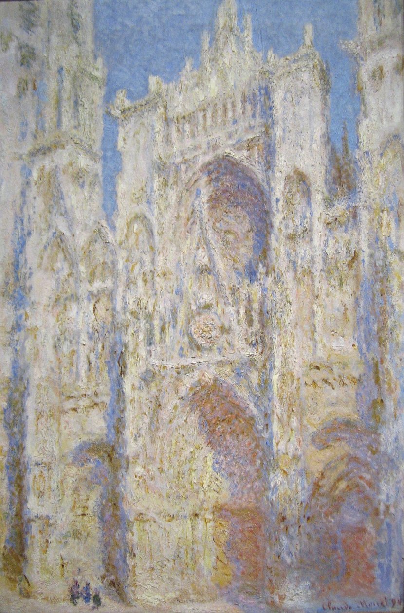 Kathedrale von Rouen, Westfassade, Sonnenlicht von Claude Monet