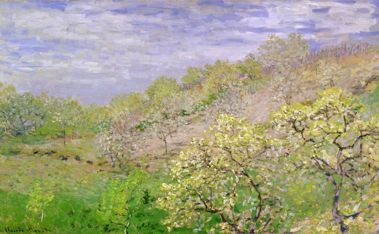 Blühende Bäume von Claude Monet