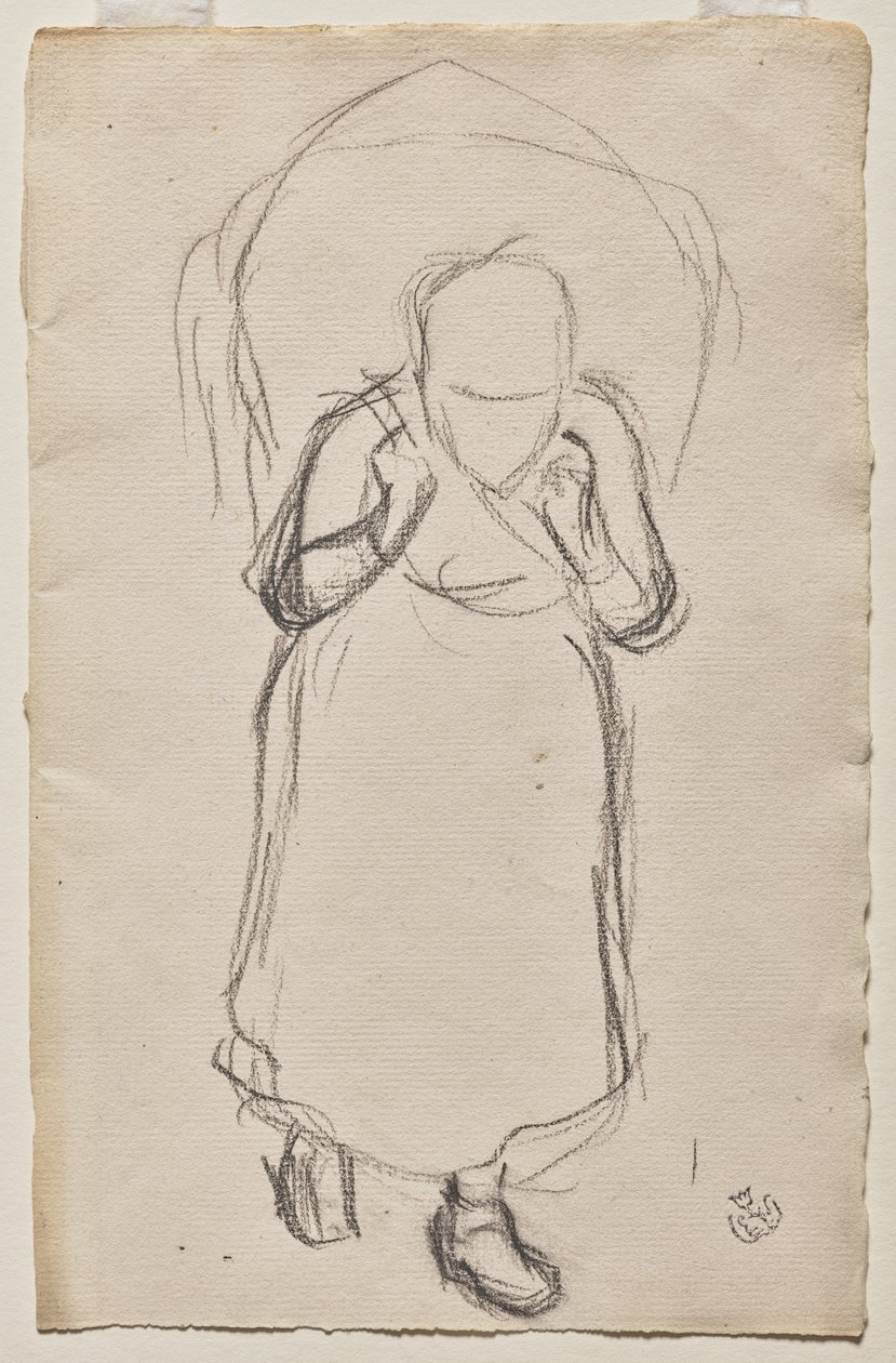 Studie für Seetangsammler, Yport von Claude Emile Schuffenecker