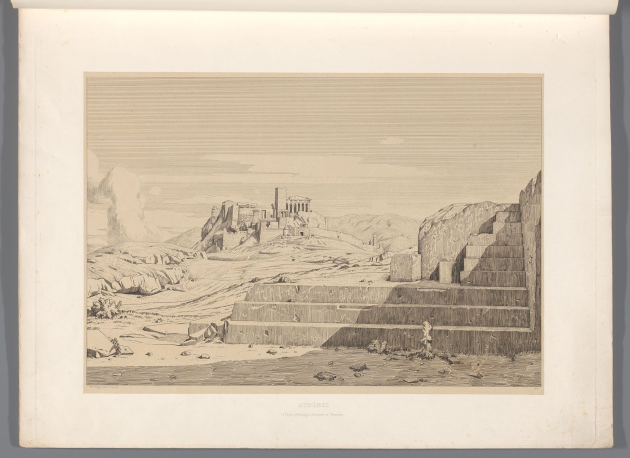 Ansicht von Athen von Claude Félix Théodore Caruelle d