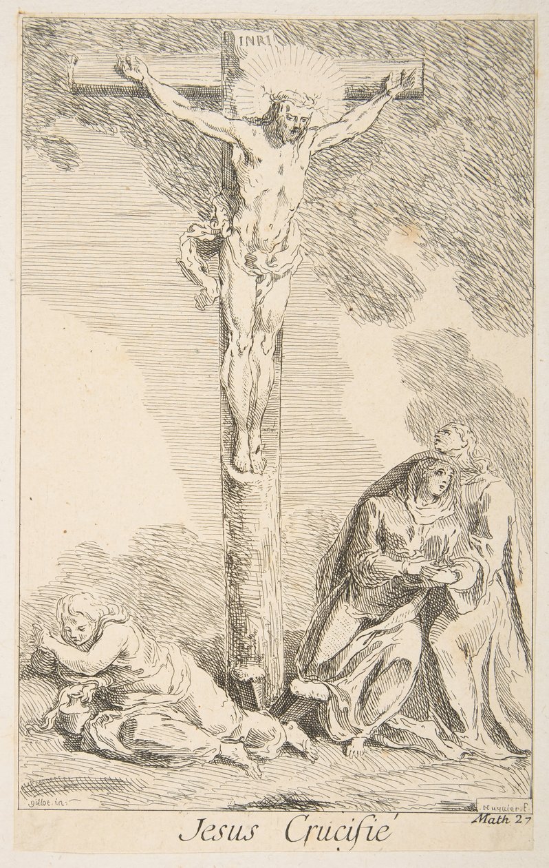 Kreuzigung von Claude Gillot, Jacques Gabriel Huquier