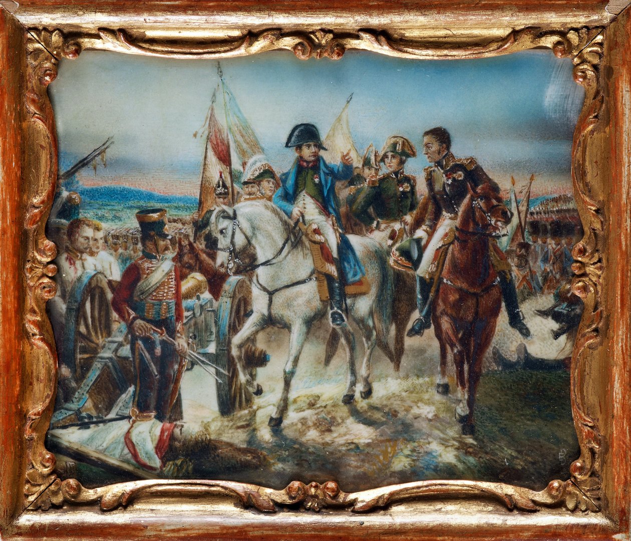 Napoleon in der Schlacht bei Friedland (1807) von Claude Joseph Vernet