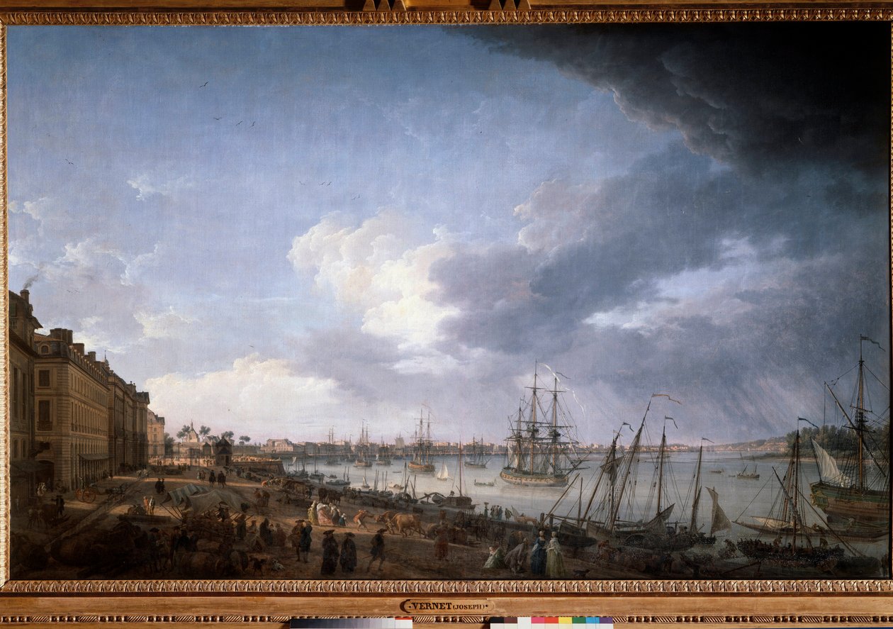 Der Hafen von Bordeaux von Claude Joseph Vernet