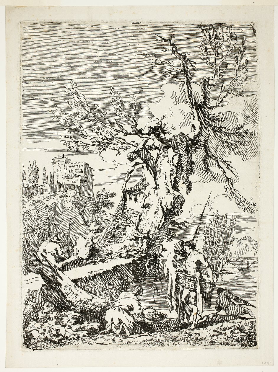 Die Rückkehr vom Fischen von Claude Joseph Vernet