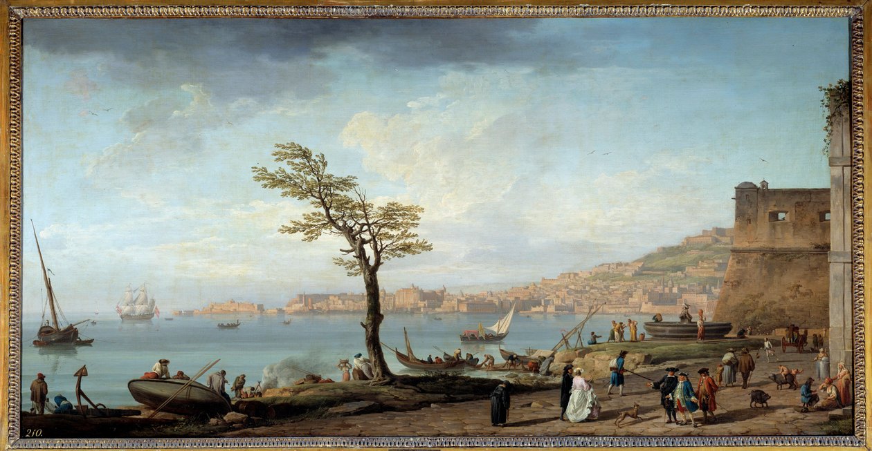 Blick auf den Golf von Neapel von Claude Joseph Vernet
