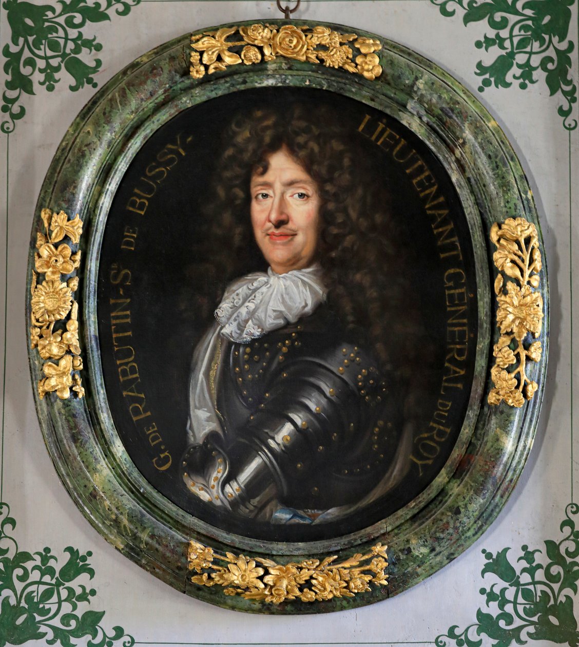 Porträt von Roger Bussy-Rabutin. Schloss Bussy-Rabutin. von Claude Lefebvre