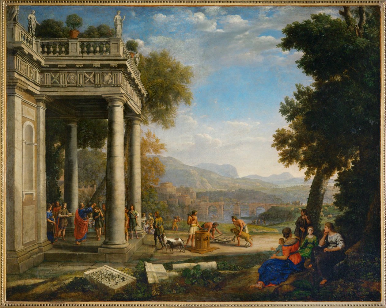 David von Samuel zum König gesalbt von Claude Lorrain (1600 82)