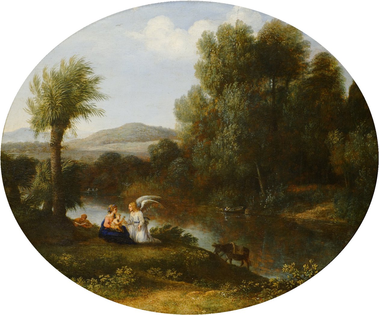Ruhe auf der Flucht nach Ägypten von Claude Lorrain