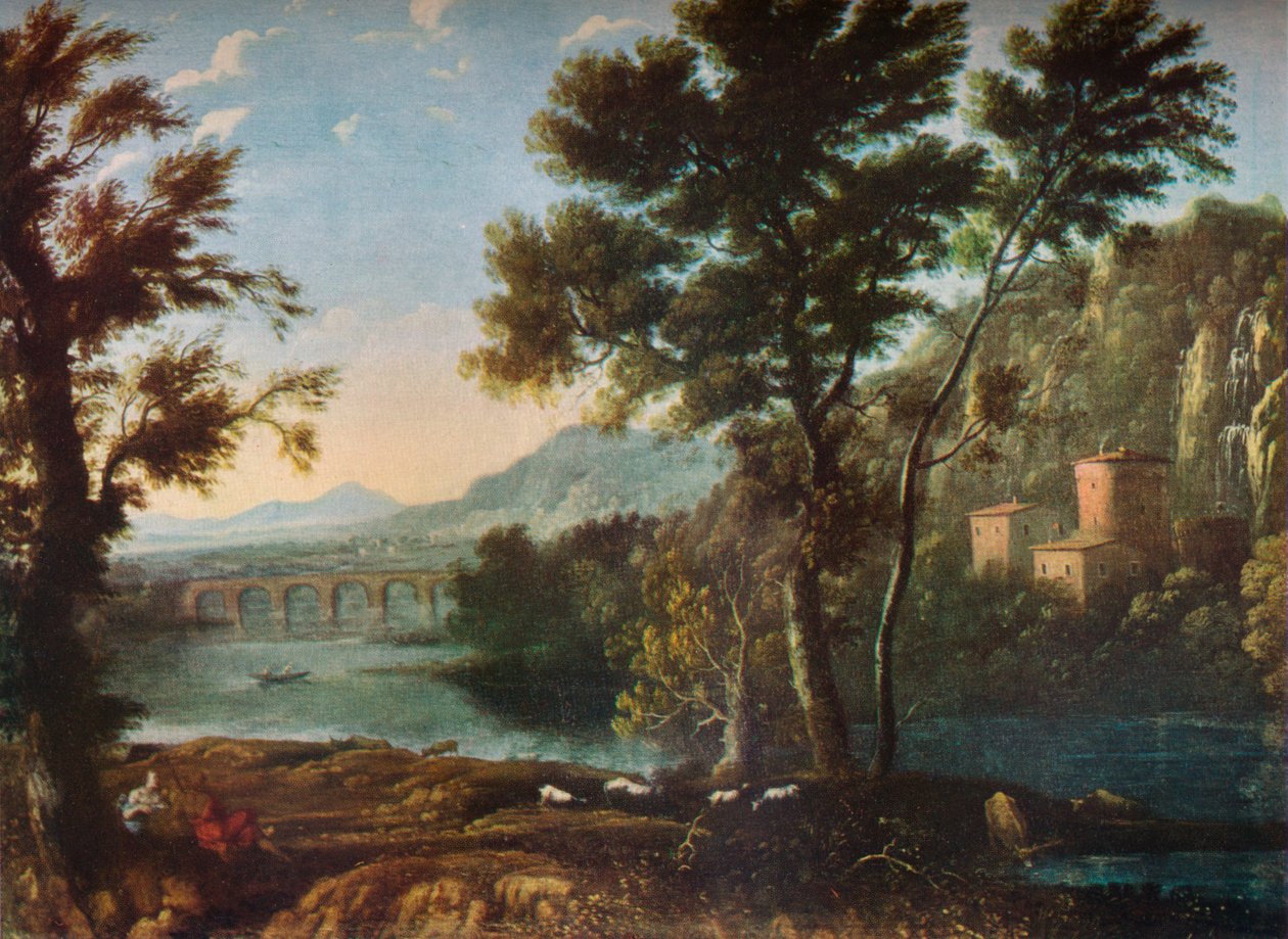 Die Lieblingsmühle des Künstlers, um 1648 1931 von Claude Lorrain
