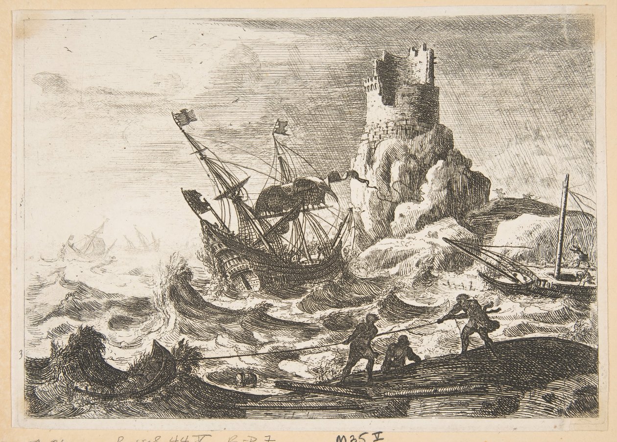 Das Schiffswrack, ca. 1638-41 von Claude Lorrain