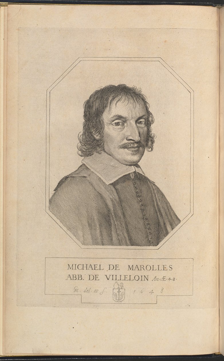 Michel de Marolles von Claude Mellan
