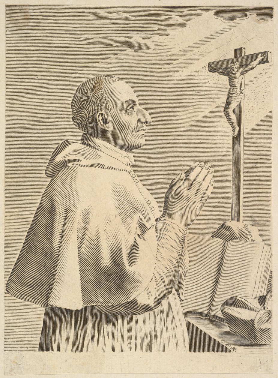 Der heilige Karl Borromäus von Claude Mellan