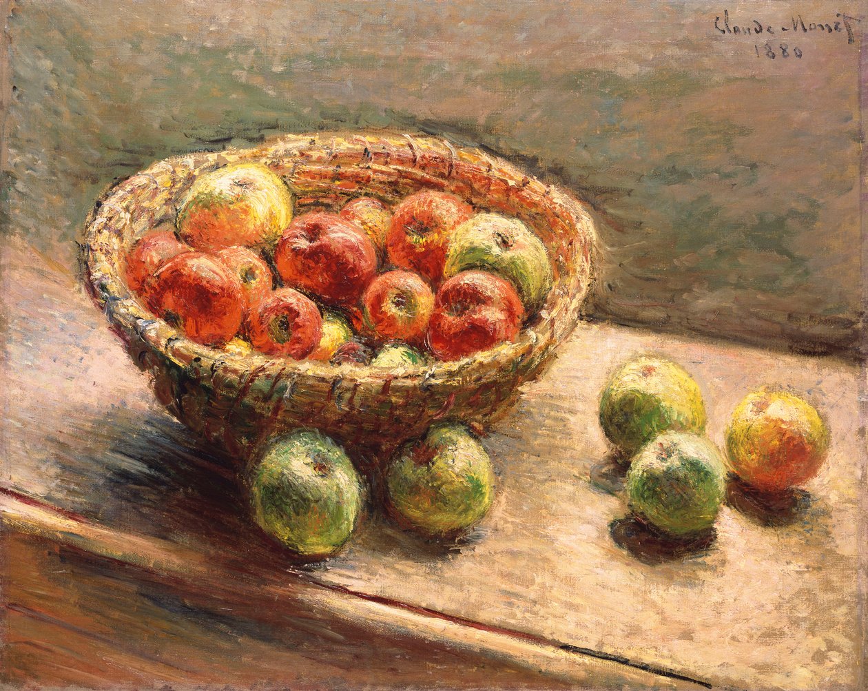 Eine Schale Äpfel von Claude Monet