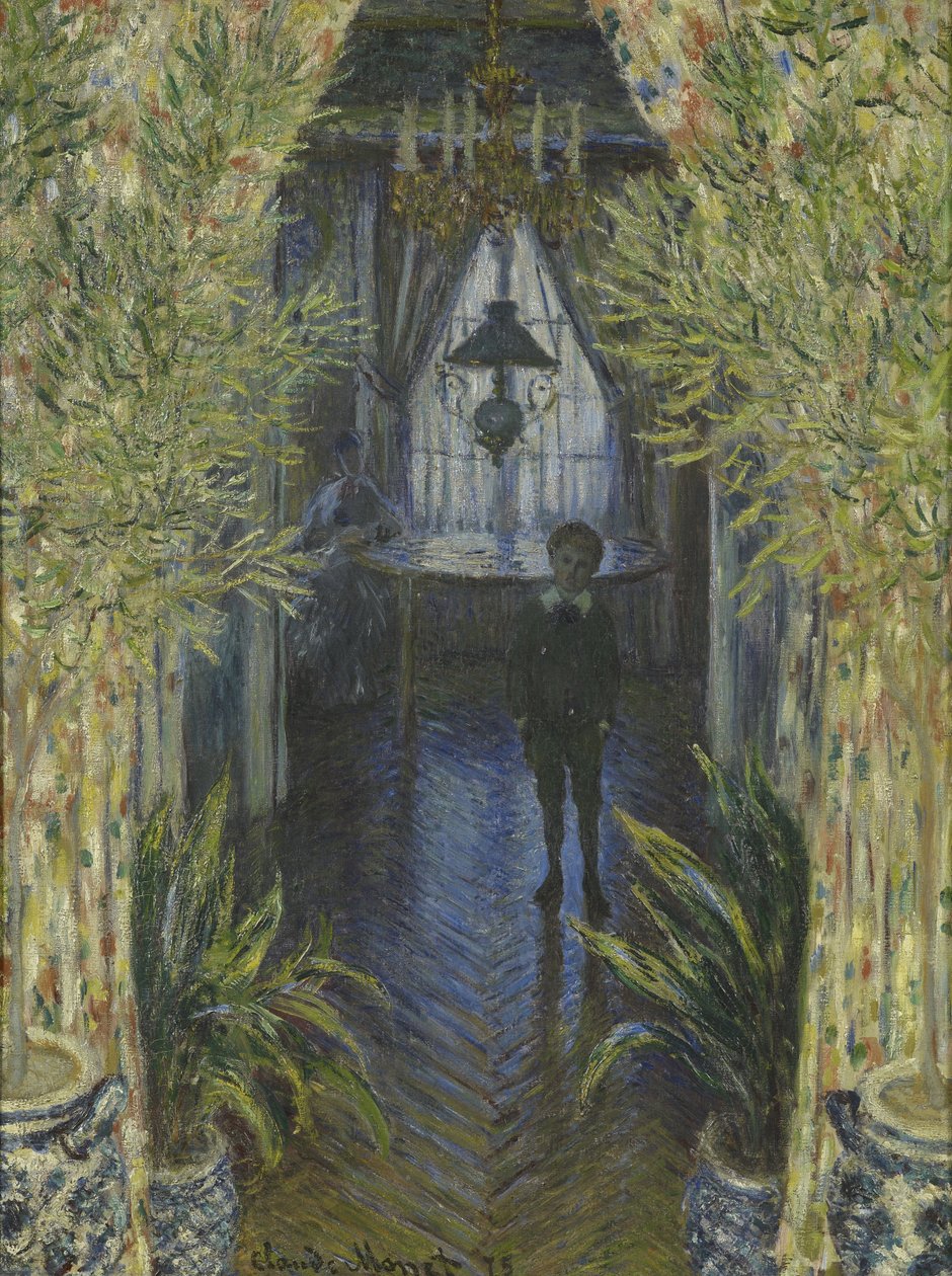 Eine Ecke der Wohnung von Claude Monet