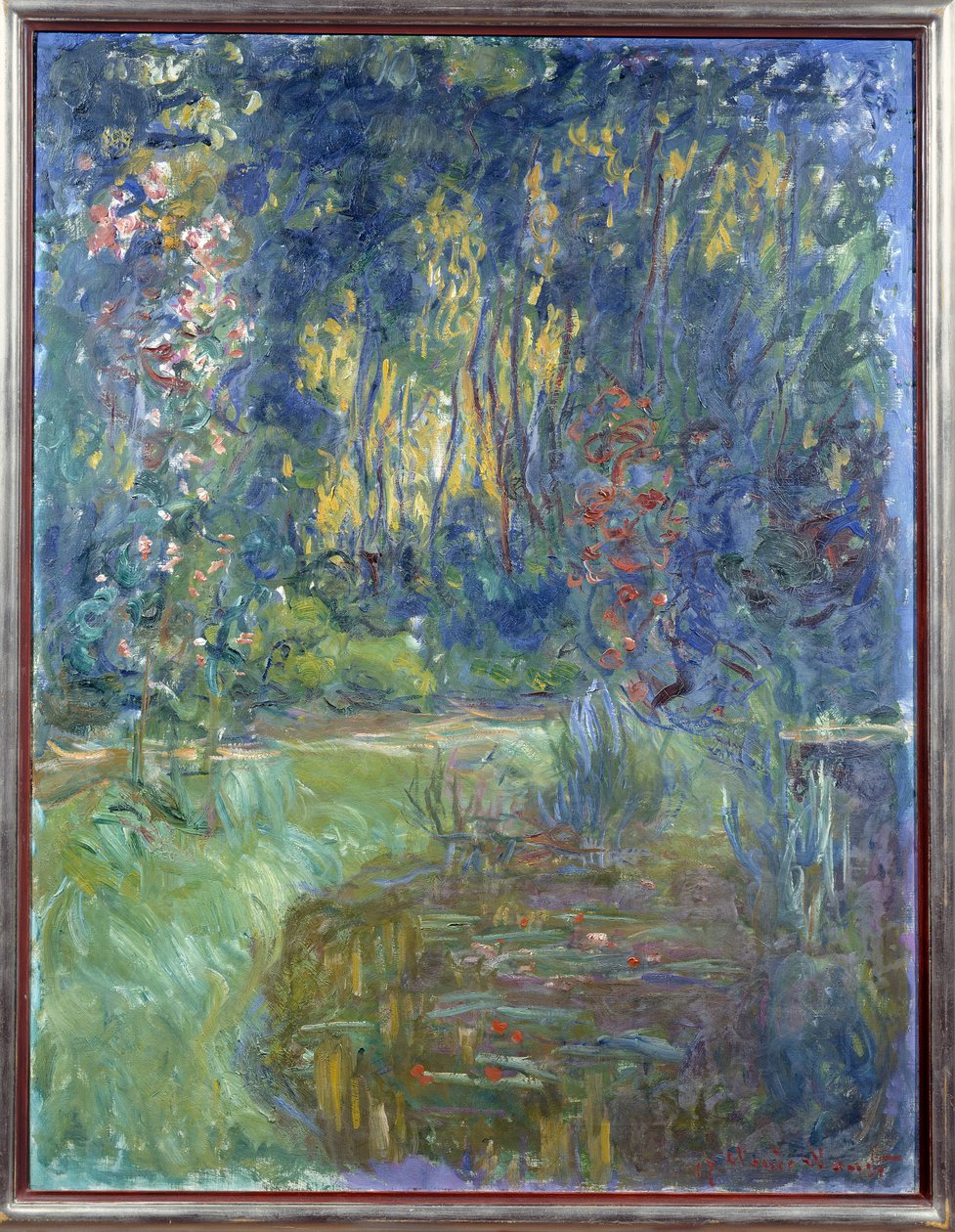 Eine Ecke des Teichs von Giverny von Claude Monet