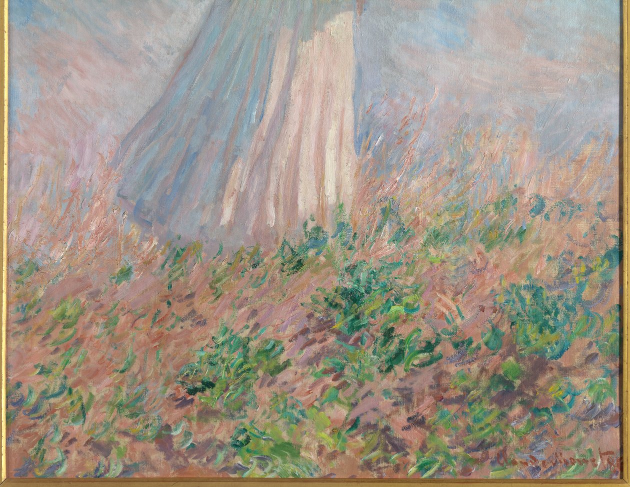 Versuch einer Figur im Freien von Claude Monet