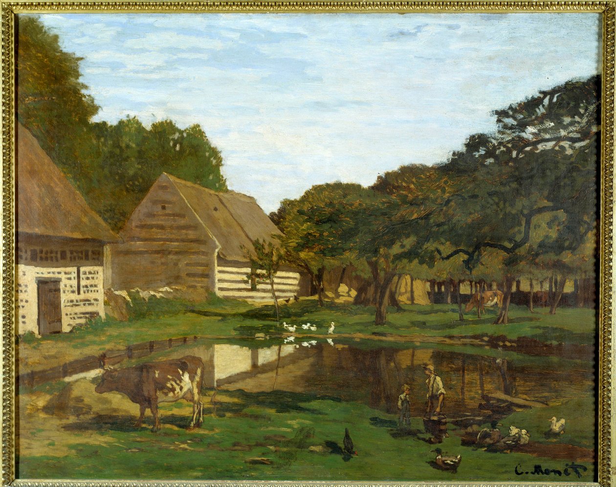 Bauernhof in der Normandie (im Pays de Caux) von Claude Monet