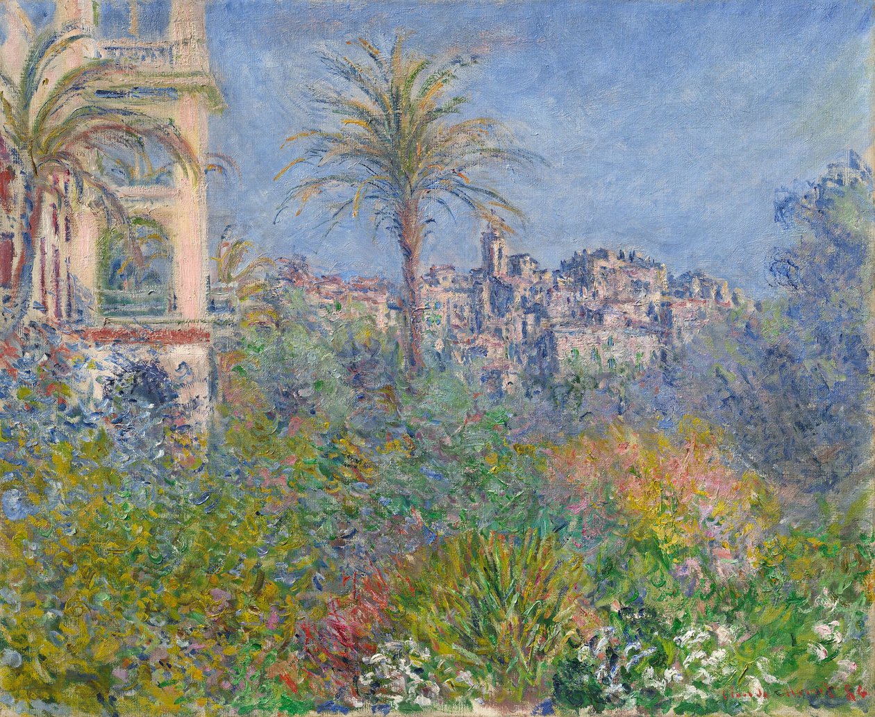 Strada Romana in Bordighera von Claude Monet