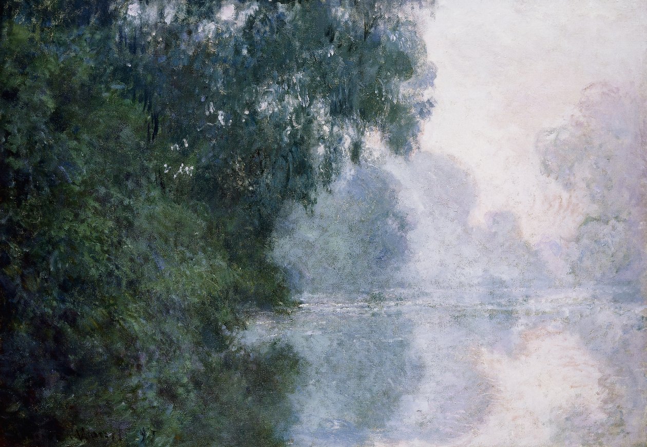 Morgen an der Seine, Nebelwirkung, 1897 von Claude Monet