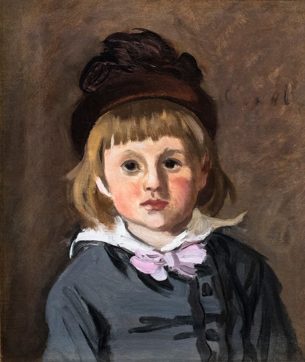 Porträt von Jean Monet mit Pomponmütze von Claude Monet