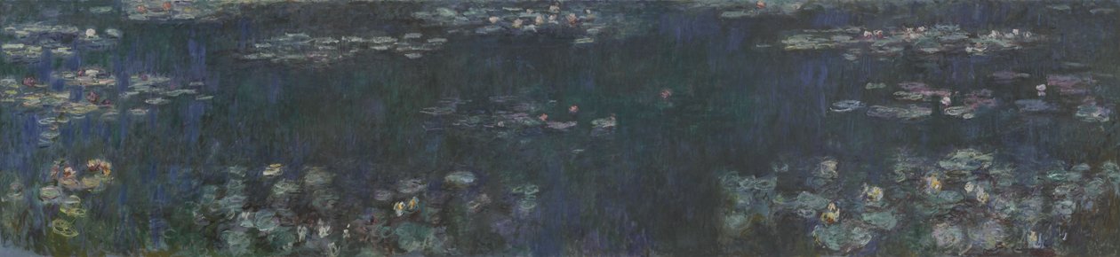 Grüne Reflexionen von Claude Monet