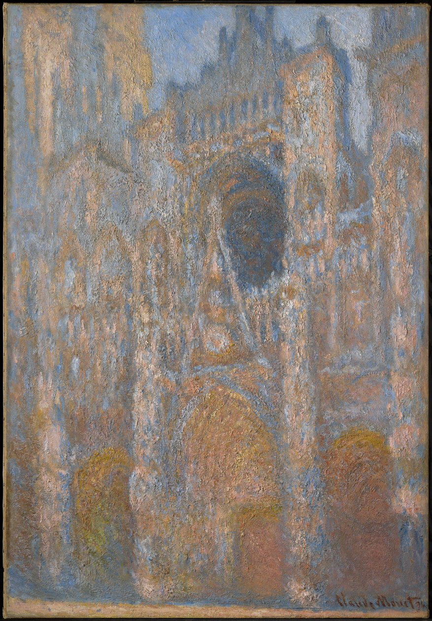 Kathedrale von Rouen, die Fassade im Sonnenlicht von Claude Monet