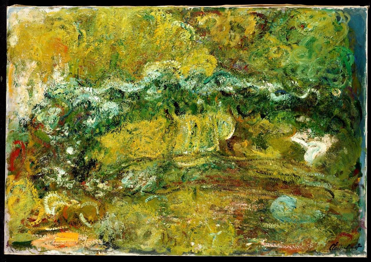 Die japanische Brücke, ca. 1918-24 von Claude Monet