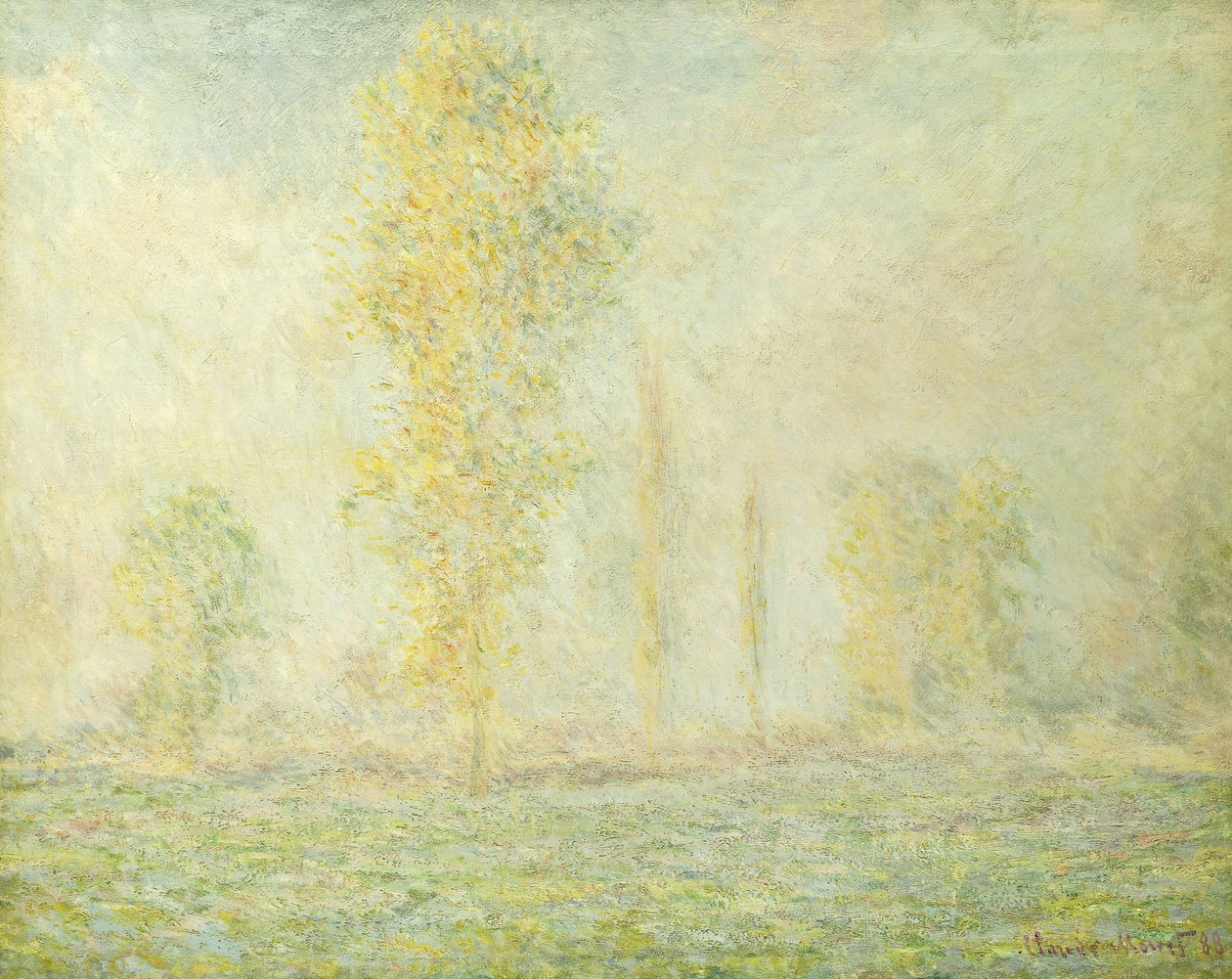 Die Prärie in Giverny; La Prairie a Giverny, 1888 von Claude Monet