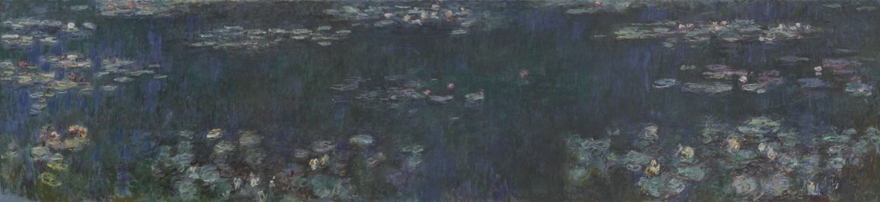 Die Seerosen - Grüne Reflexionen von Claude Monet