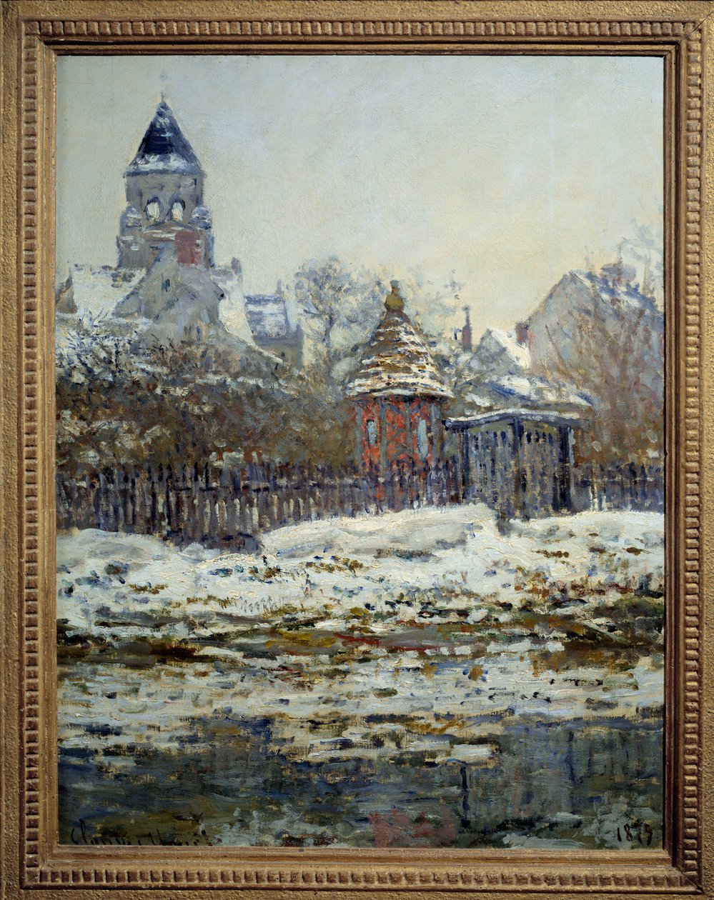 Malen Nach Zahlen 'Die Kirche Von Vetheuil' – Claude Monet, 40x50 Cm, Inkl. Farben & Pinsel