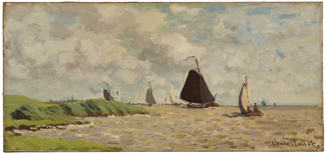 Blick von Voorzan von Claude Monet