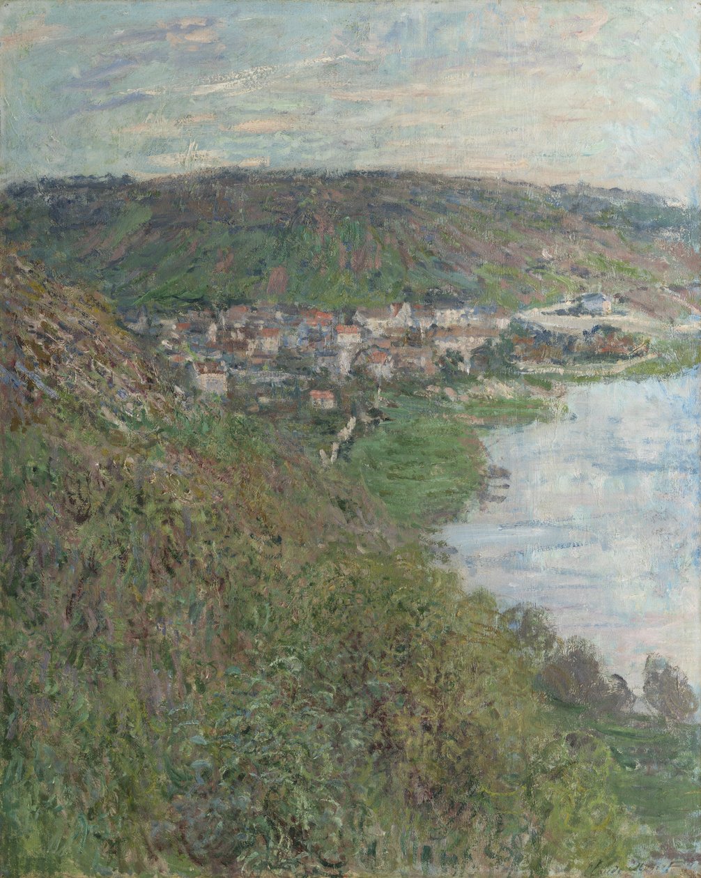 Blick auf Vétheuil von Claude Monet