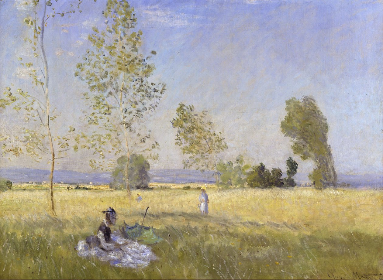 Wiese in Bezons (Sommer) von Claude Monet