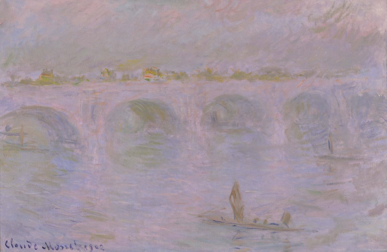 Waterloo-Brücke, London von Claude Monet