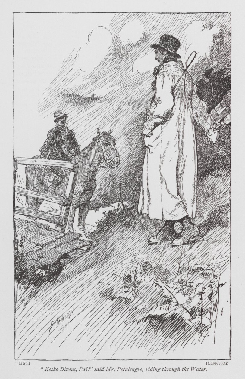 Illustration für Lavengro von George Borrow von Claude Shepperson