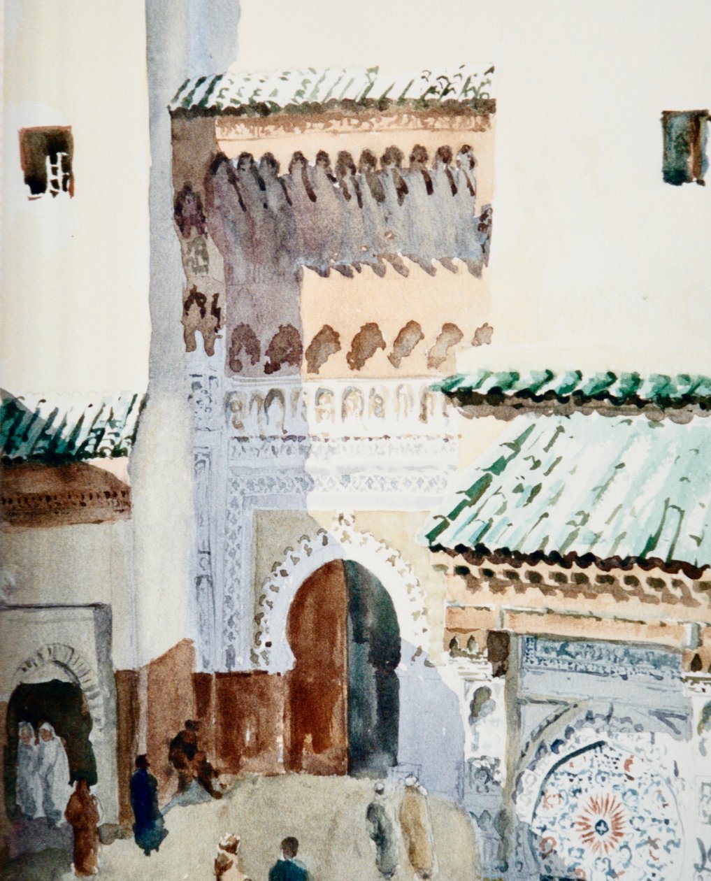Place Nejjarine, Fès, 2000 von Clive Wilson