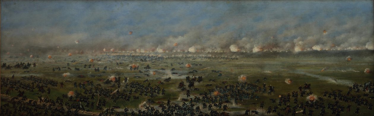 Angriff der dritten argentinischen Kolonne auf Curupaytí von Candido Lopez