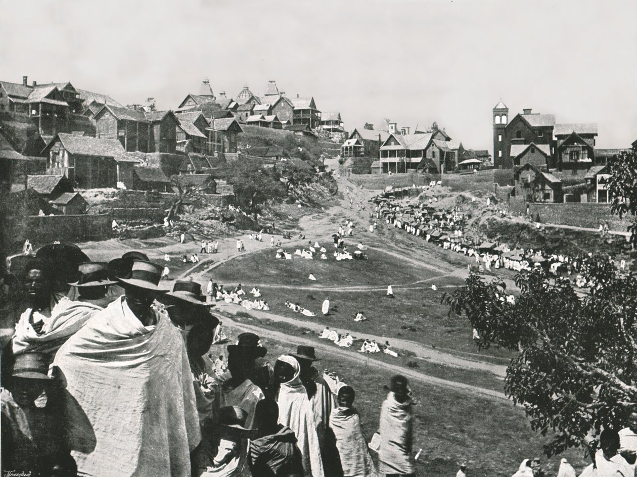 Die Kabary-Ebene, Andohalo, Antananarivo, Madagaskar, 1895 von Colonel Stewart
