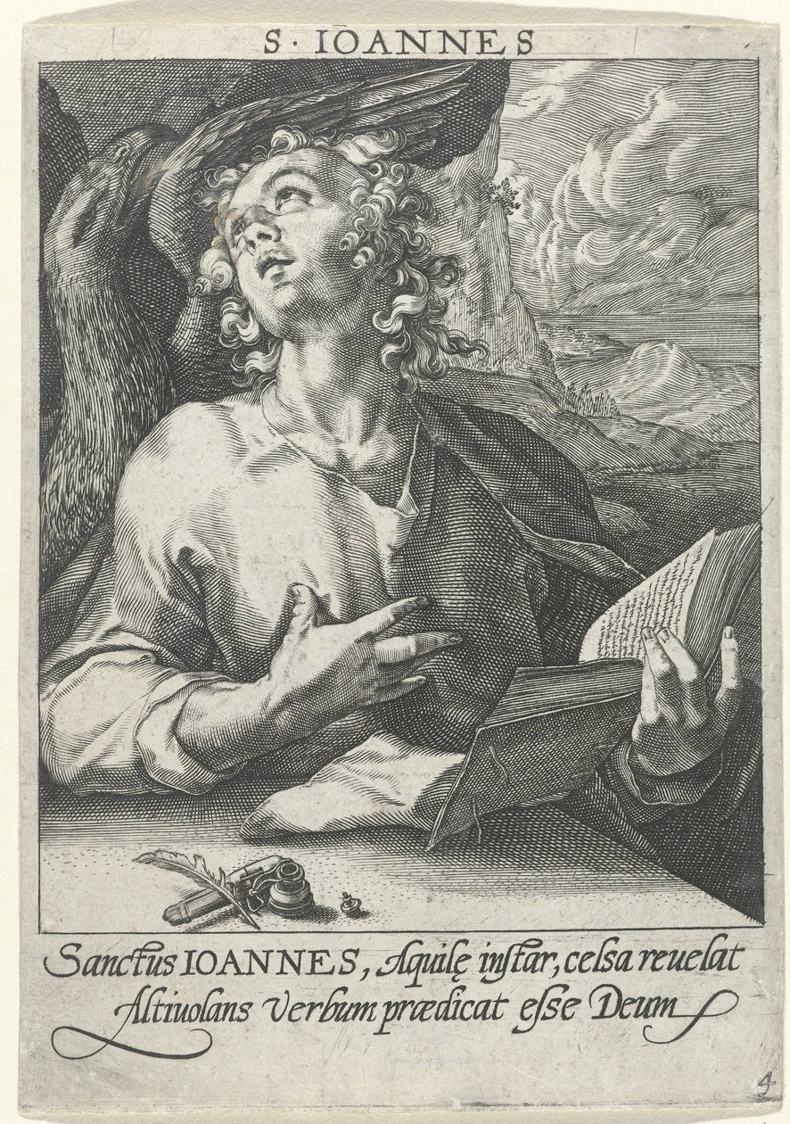 Evangelist Johannes (Die vier Evangelisten) von Conrad Goltz (possibly)